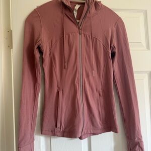 Women's Mauve Zip-Up Jacket